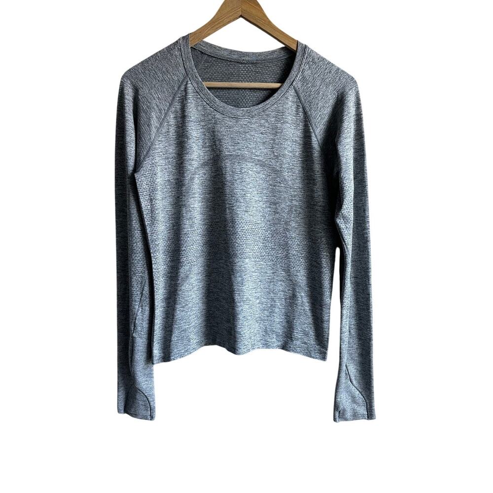 Lululemon Swiftly Tech Long Sleeve Shirt 2.0 Race Length Slate 8